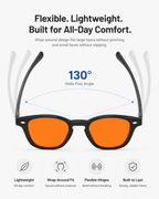 Litez Dawn slim square frame, lens detail