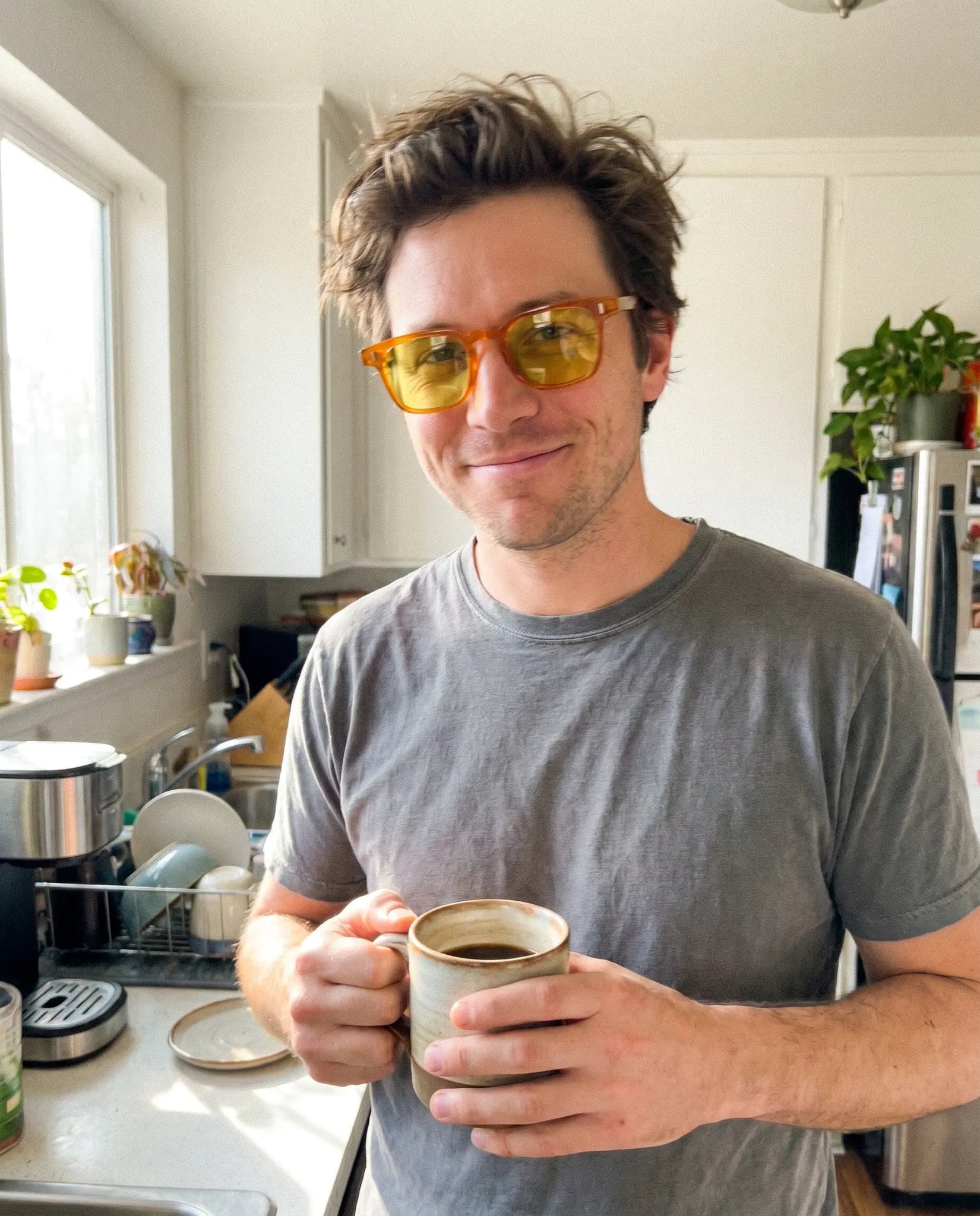 Litez Retro Orange, Day lens — kitchen