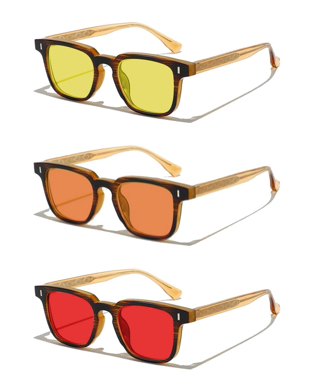 Litez Retro Orange 3-Lens System: Day, Focus, Night